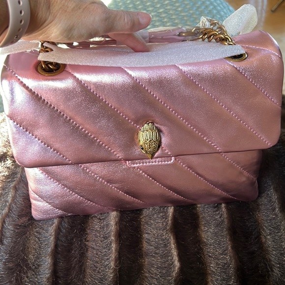 Kurt Geiger Bags Kurt Geiger Large Soho Bag Metallic Pink Nwt